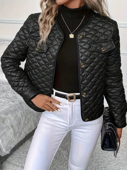Agatha - Chaqueta Acolchada y Ajustable con Detalles Sofisticados