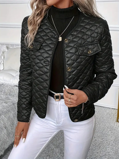 Agatha - Chaqueta Acolchada y Ajustable con Detalles Sofisticados